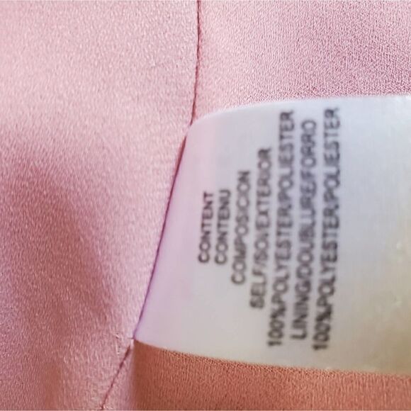 Charles Henry Pink Floral Midi Wrap Dress - Picture 6 of 7